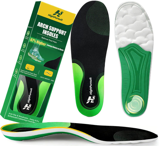 HighPursuit Supercritical Foam Insoles for Men Women