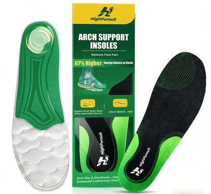 HighPursuit Supercritical Foam Insoles for Men Women